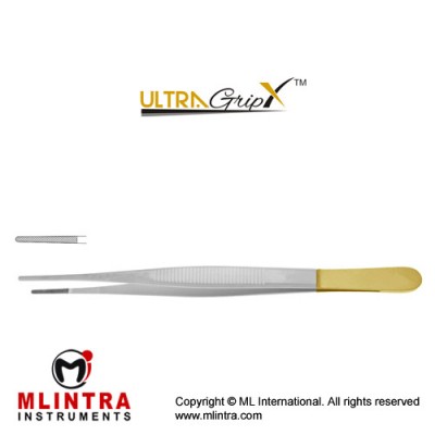 UltraGrip™ TC Cushing Dressing Forcep Stainless Steel, 21 cm - 8 1/4"